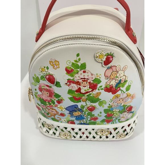 New Garden Strawberry Shortcake Boxed Lunch Exclusive Mini Backpack w Coin Purse - Picture 10 of 15